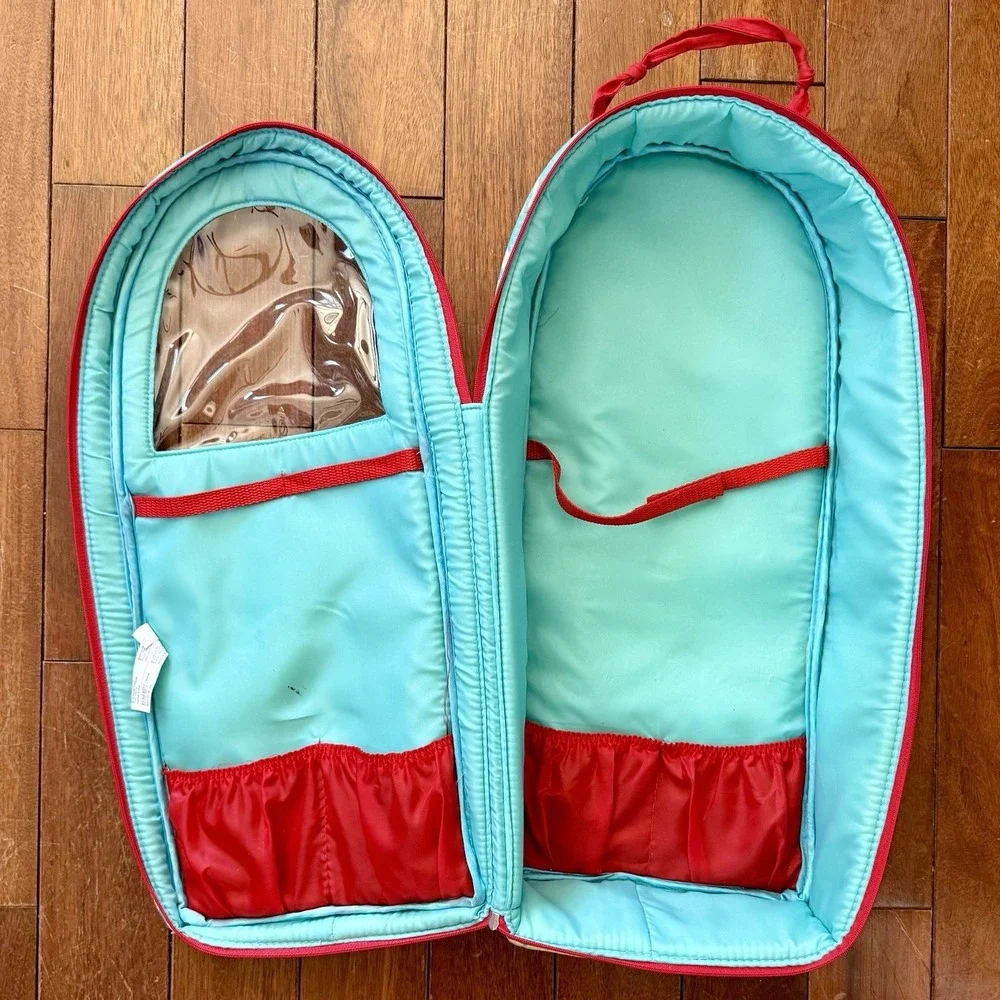 Battat Our Generation Blue White Backpack Doll Carrier Case Fits American Girl